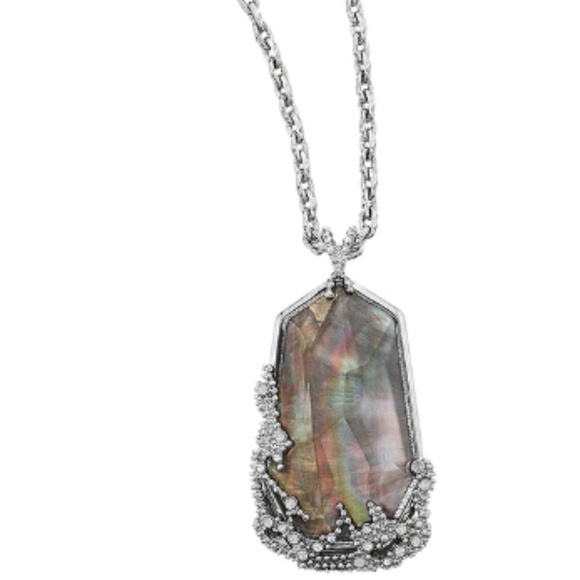 Ocean Lace Long Pendant Necklace - Picture 3 of 4